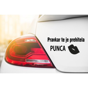 Pravkar te je prehitela punca