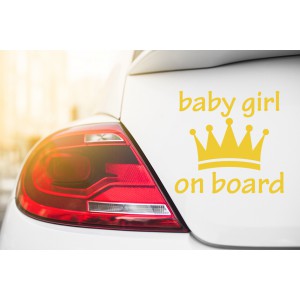 Baby girl on board 1