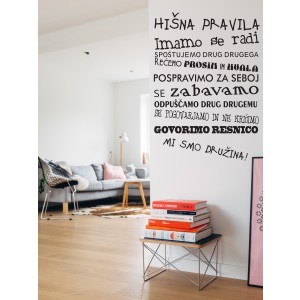 HIŠNA PRAVILA 1 