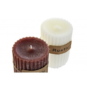 Vosek za sveče rustic II komplet 